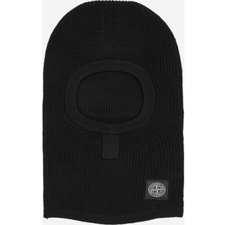 Stone Island Compass virgin wool ski mask - black - One Size