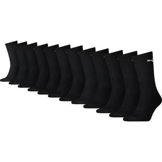 PUMA Crew Socks Unisex (12-pack), Clothing, Black, 39-42