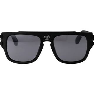 Philipp Plein SPP011X 0703 55 Solbriller Mænd Black - Black - 55mm