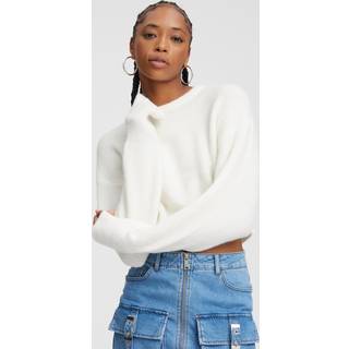 Gestuz Alphagz Short Pullover Strik 10908780 Ivory (XLARGE)