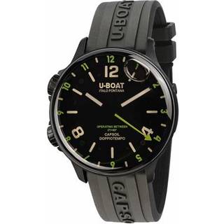 U-Boat 8840/B Capsoil Doppiotempo DLC GMT Herrenuhr 45mm 10ATM