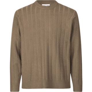 Gabriel Crew Neck Striktrøje, Fallen Rock, S