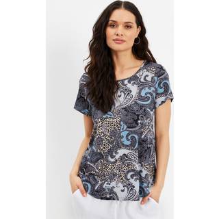 IN FRONT Lola T-shirt, Farve: Blue, Størrelse: S, Dame