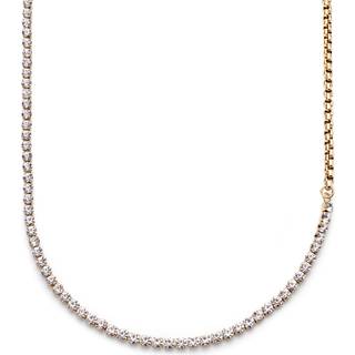 Amager | Guldfarvet Zirconium Rustfri Stål Halskæde