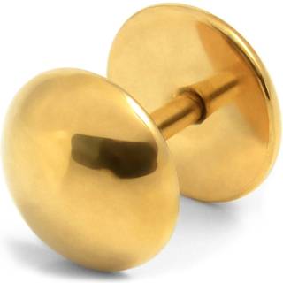 Sentio | 8 mm Rund Guldfarvet Ørestik