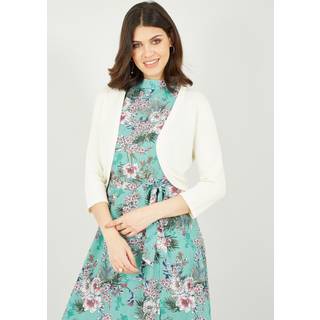 Yumi Yumi White Knitted Bolero