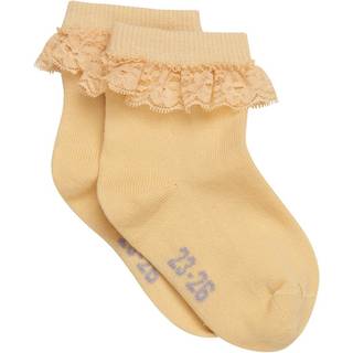 Minymo Pige Strømper - Straw - 19/22