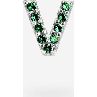 IX V Green Earring Silver