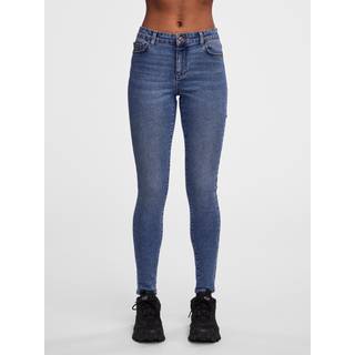 Pieces - Blå - Pcdana Mw Skinny Jeans MB402 Noos B - XL/32