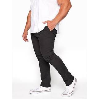 BadRhino Big & Tall BadRhino Big & Tall Black Stretch Chino Trousers
