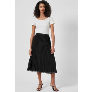 French Connection French Connection Blue Pleated Solid Skirt