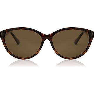 Cat Eye Fuld Kant Plast Tortoiseshell Solbriller Kvinder - SmartBuy Collection - Tortoise - 58mm