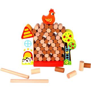 Jenga i træ - gården
