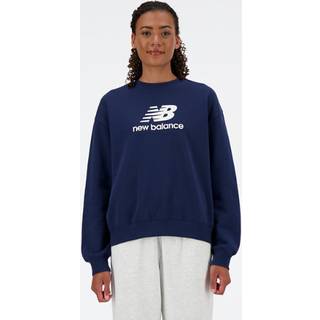 New Balance Dame Sports Essentials French Terry Logo Sweatshirt NB Navy