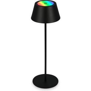Kiki LED-bordlampe, sort, IP44, 3.000 K, RGBW