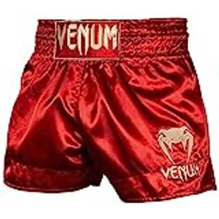 Klassiske Muay Thai Shorts Rød/Guld