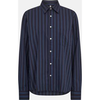 JBS of Denmark Unisex Pyjamasskjorte | Økologisk bomuld | Navy, størrelse XS