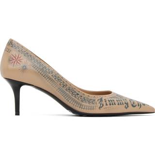 Jimmy Choo x Jean Paul Gaultier Tattoo leather pumps - beige - EU 36
