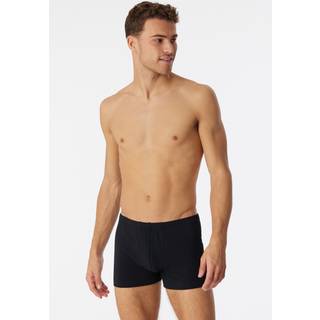Schiesser Herren Shorts schwarz Baumwolle & Mix Gemustert