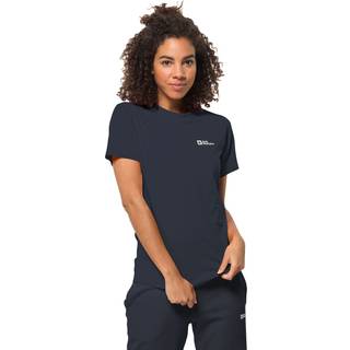 Jack Wolfskin Women's Essential T T-shirt Damer størrelse XS farve blå