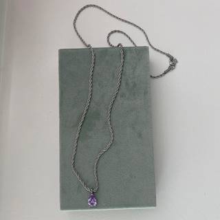 ANNEBRAUNER Swirl Drop Necklace