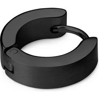 Flad Sort Hoop Ørering