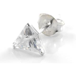 Trekantet 6mm Zirkon Ørering
