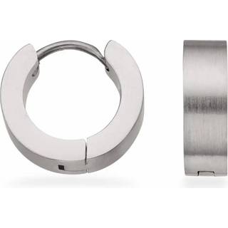 Scrouples - Herre stål creol, 14mm med mat overflade - 158501