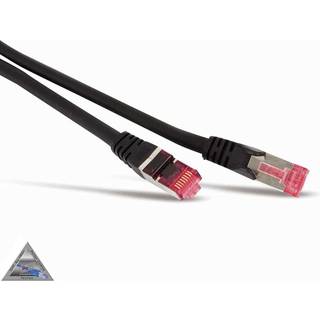 Cat 6a S/FTP LSZH Netværkskabel - Sort - 5 m