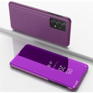 SKALO Samsung A33 5G Clear View Mirror Etui - Lilla