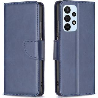 SKALO Samsung A23 5G Flip Cover m. pung i PU-læder - Blå