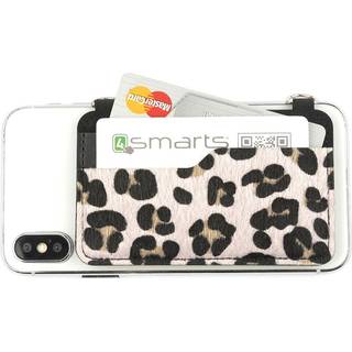 4Smarts DressUP Mobilholder m. Strop & Kortholder - Leopard