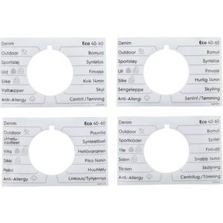 Electrolux programplade, knap, klæbestof, DA,FI,NO,SV 140196532380