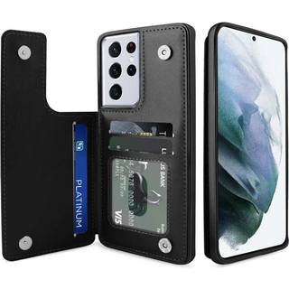 Samsung S22 Ultra Shockproof Cover Card Holder 3-SLOT Flippr