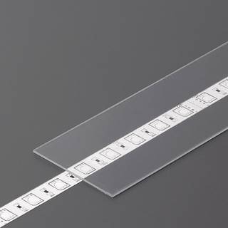 Cover til LED Profil - H - Slide - 1m - Transparent