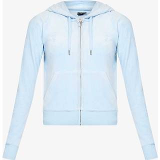 Robertson Classic Velour Zip Hoodie W Powder Blue (XL)