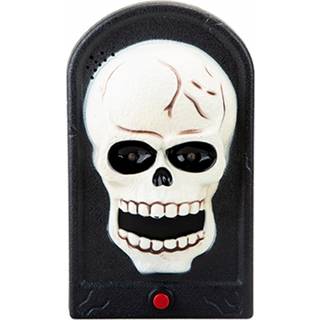 Totenkopf Türklingel mit Licht & Sound Effekt
