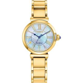 Citizen EM1062-57D L Mae Eco-Drive Gold Tone Bracelet Watch - W92141