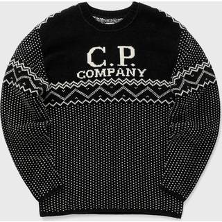 C.P. Company Chenille cotton jacquard sweater - black - EU 46