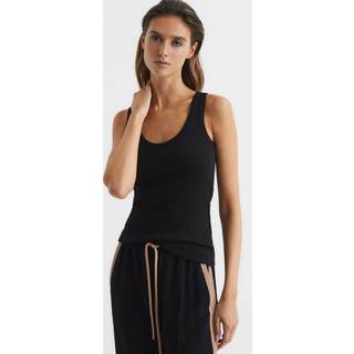 Reiss Violet Scoop Neck Jersey Vest TopM