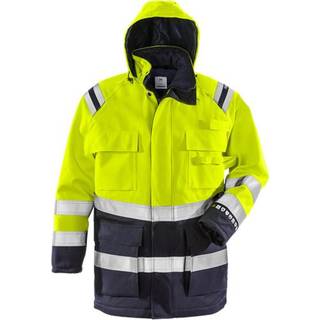 Fristads 109423 Flamestat Hi Vis Airtech® parka jakke kl.3 4086 / Arbejdsjakke Hi-Vis gul/Marine S