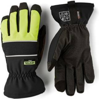 Hestra Job Alto Czone Vinterhandske High-Vis gul/sort 9