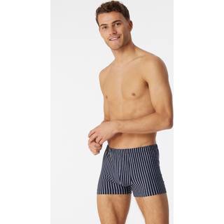 Schiesser Herren Unterwäsche blau Baumwolle & Mix Gestreift