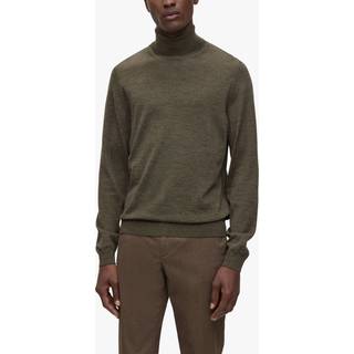 BOSS Black Herren Rollkragenpullover braun unifarben