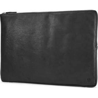 Montreal Laptop Sleeve i Sort Læder