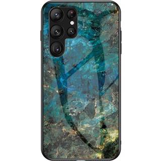 SKALO Samsung S23 Ultra Marmor hærdet glas TPU Cover - #3