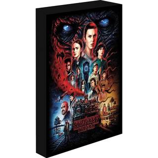 Pyramid - Light Up Canvas Stranger Things 30x40 - Billede