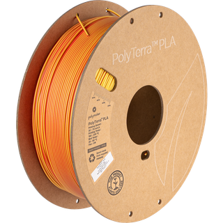 (UDGÅR) - Polymaker - PolyTerra PLA Dual - Sunrise (Red-Yellow) - 1.75mm - 1kg