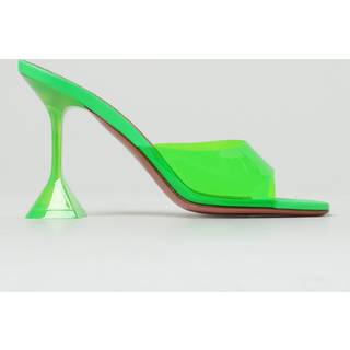 Amina Muaddi Lupita PVC mules - green - EU 37