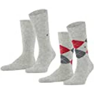 Burlington Herren Socken grau Baumwolle & Mix unifarben